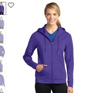 UNDER ARMOUR STORM ZIP UP PURPLE HOODIE WOMENS SIZE XL